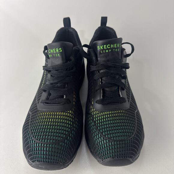 Skechers Uno Slip Resistant Sneaker‎ Multi Size Womens 8.5 M Hard Comp Toe Work - Picture 2 of 5